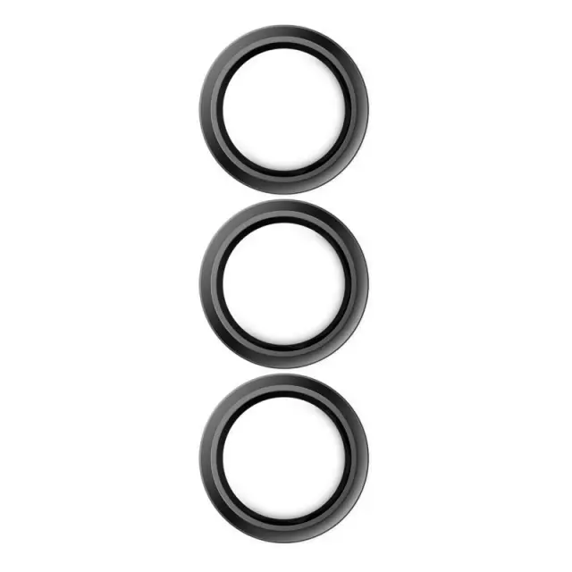 Tempered Glass Rings Hammer Glass για Τζαμάκι Κάμερας Samsung Galaxy S26 Ultra Μαύρο N71339