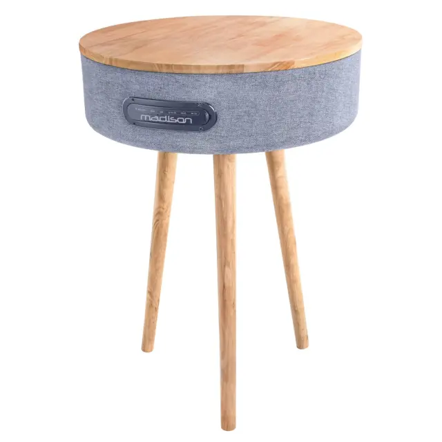 MADISON MAD-RETROTABLE SMART TABLE SPEAKER WITH BLUETOOTH, USB, TF, BATTERY CHARGER (10-5570MA)