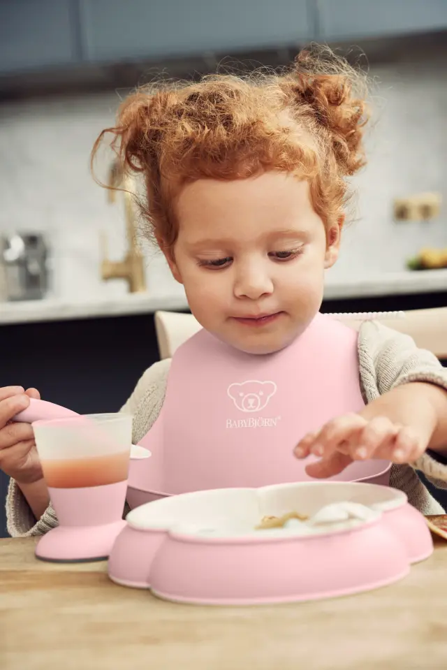BabyBjorn Baby Feeding Set - Powder pink 7317680781642 2