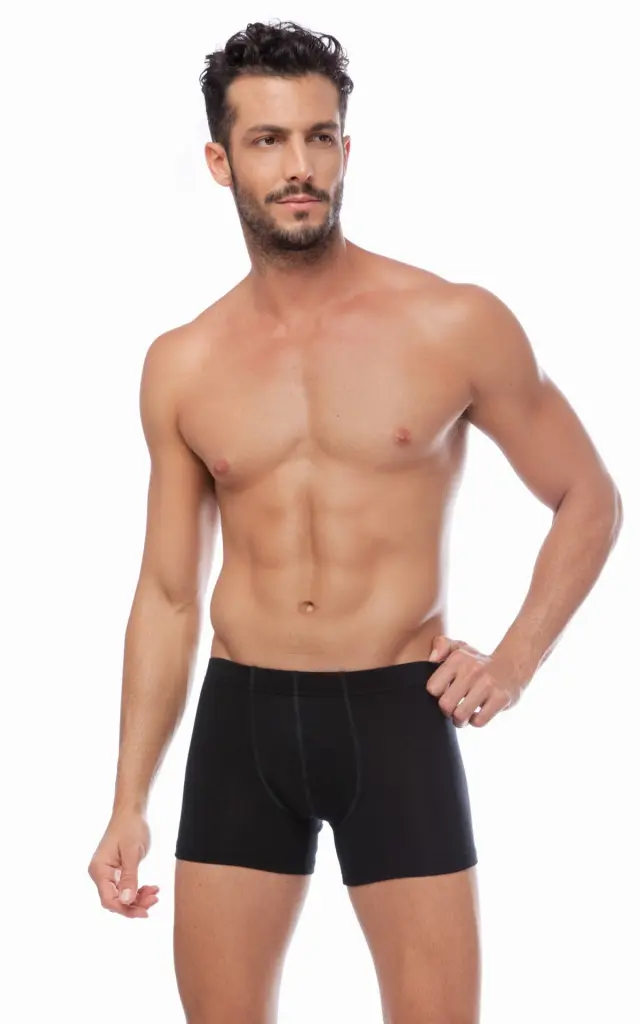 Mengear TENCEL™ Modal Ανδρικό Boxer με Εσωτερικό Λάστιχο 2τμχ Minerva - Μπλε ραφ