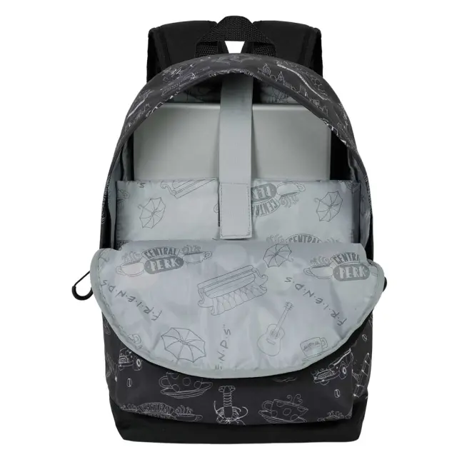 Τσάντα Friends Black FAN HS Backpack 2.0 Friends Lights - 05960 3