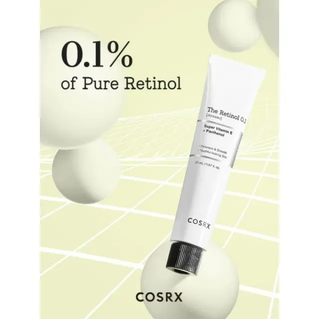 Cosrx The Retinol 0.1 Cream Ενυδατική Κρέμα Προσώπου με Καθαρή Ρετινόλη 0.1%, 20ml 2