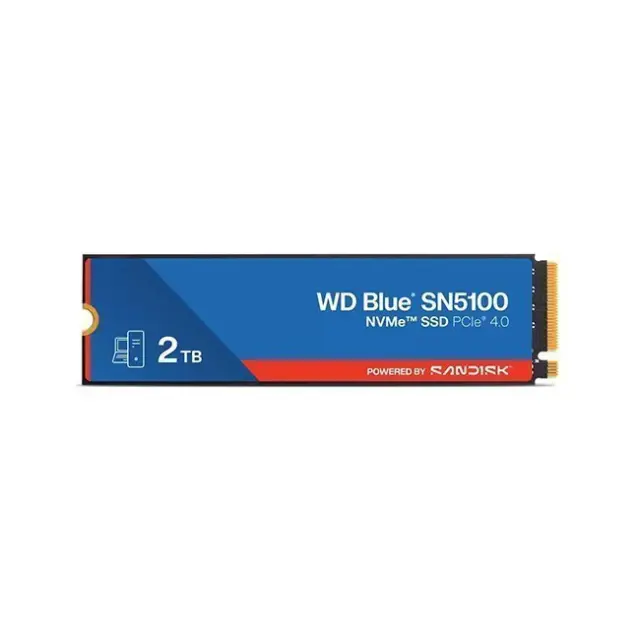 Western Digital Δίσκος SSD Blue SN5000 2TB M.2 NVMe PCIe 4.0 (WDS200T5B0E-00CPE0)