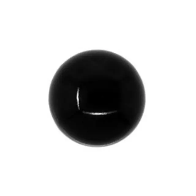Swarovski 5818 Round Half Drilled Mystic Black Pearl Ø6mm - 10τεμ