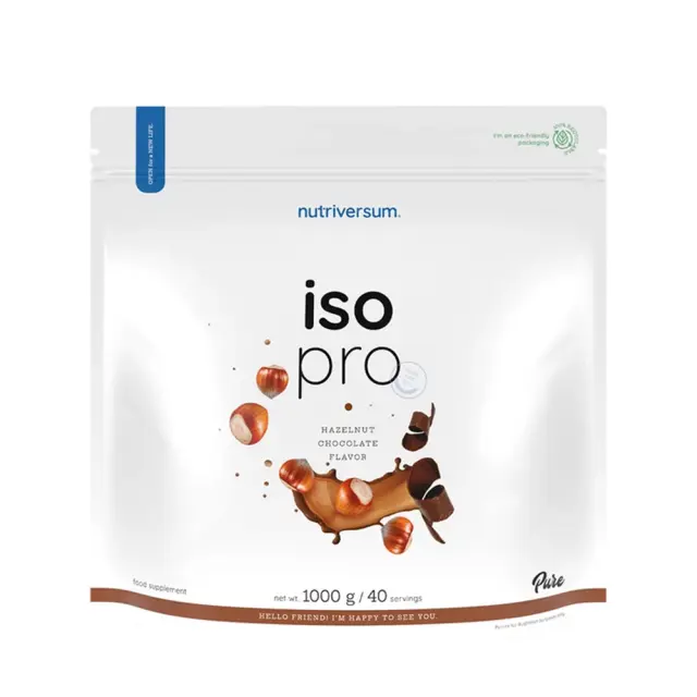 Nutriversum Iso Pro Chocolate Hazelnut, 1000 g