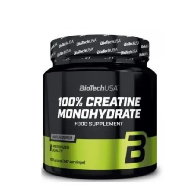 100% Creatine Monohydrate Unflavoured • BioTech USA • 500gr