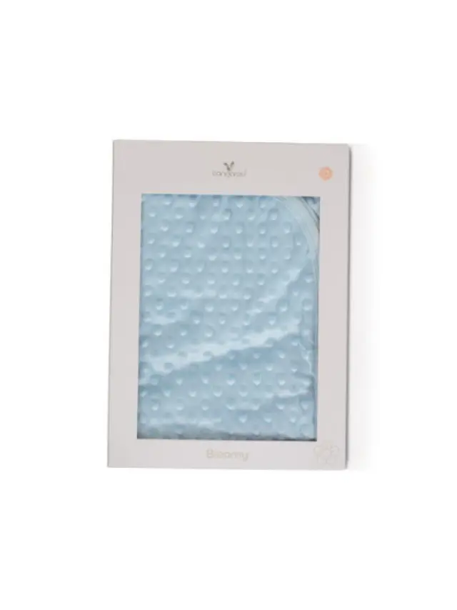 Cangaroo Κουβέρτα Αγκαλιάς 80/90 cm Bloomy Μπλε 3800146271336