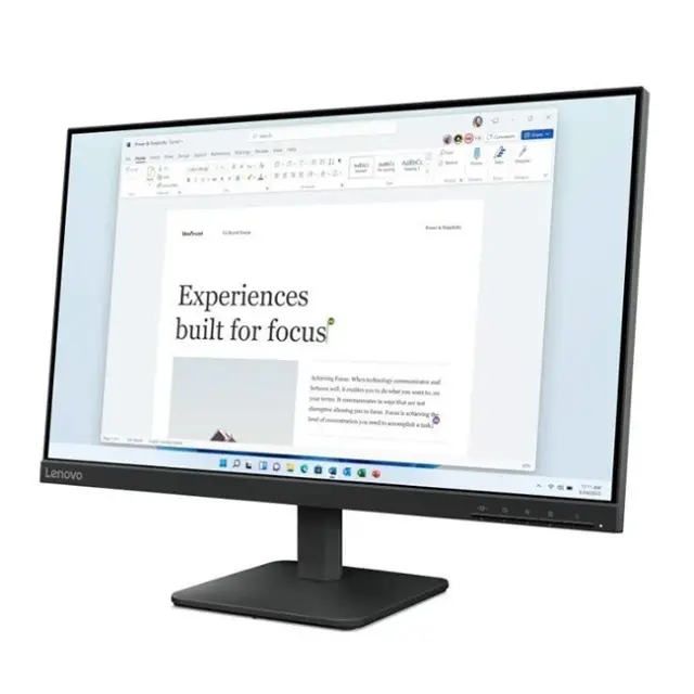 Lenovo L24-4e computer monitor 60.5 cm (23.8") 1920 x 1080 pixels Full HD LCD Black 2