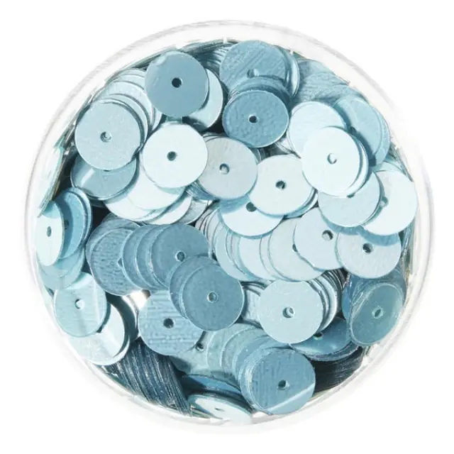 Πούλια Στρογγυλή Ίσια Ø6mm - Aqua - 7gr