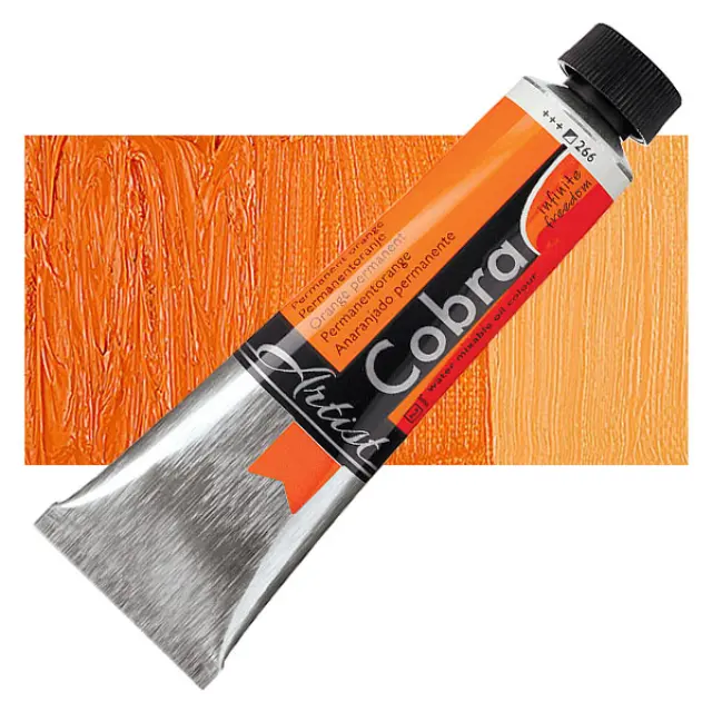 Λάδι Νερού Talens Cobra - 266 Permanent Orange - 40ml