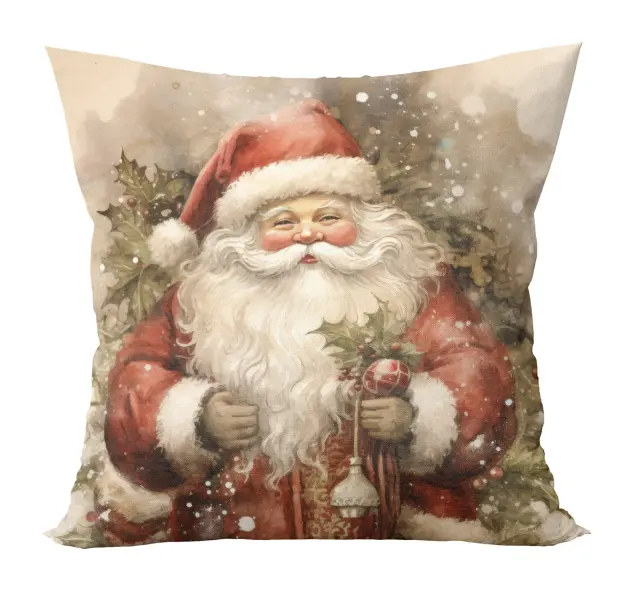 Διακοσμητικό Μαξιλάρι 45x45 Με Γέμιση Christmas Viopros 265 Multicolor 100% Πολυέστερ