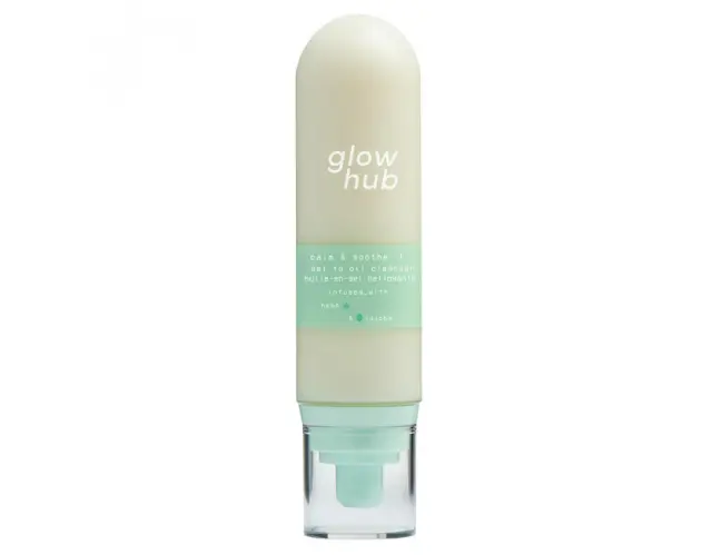 GLOW HUB CALM & SOOTHE GEL TO OIL CLEANSER 120ML