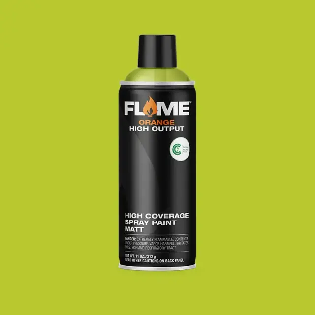 Flame Orange Spray Paint 400ml FO-627 Crazy Grass