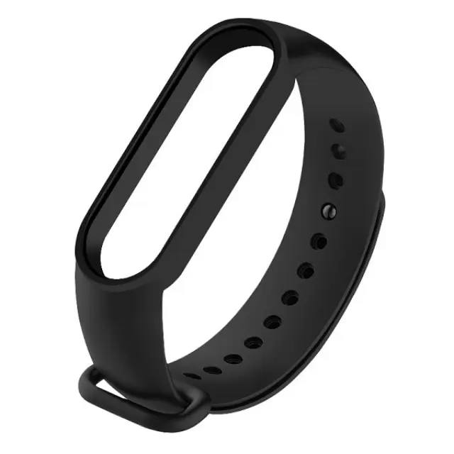 Λουράκι Σιλικόνης Μαύρο (Mi Smart Band 5/Mi Smart Band 6)