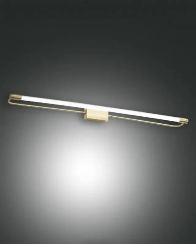 Rapallo 3552-28 απλίκα μπάνιου 80cm ip44 Σατινέ ορείχαλκος