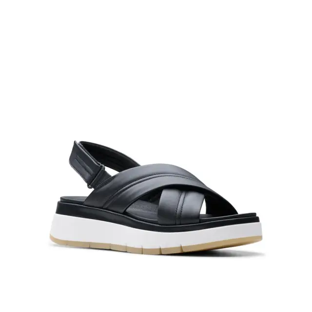 Clarks Tuscan Cross Black Black Leather - 38