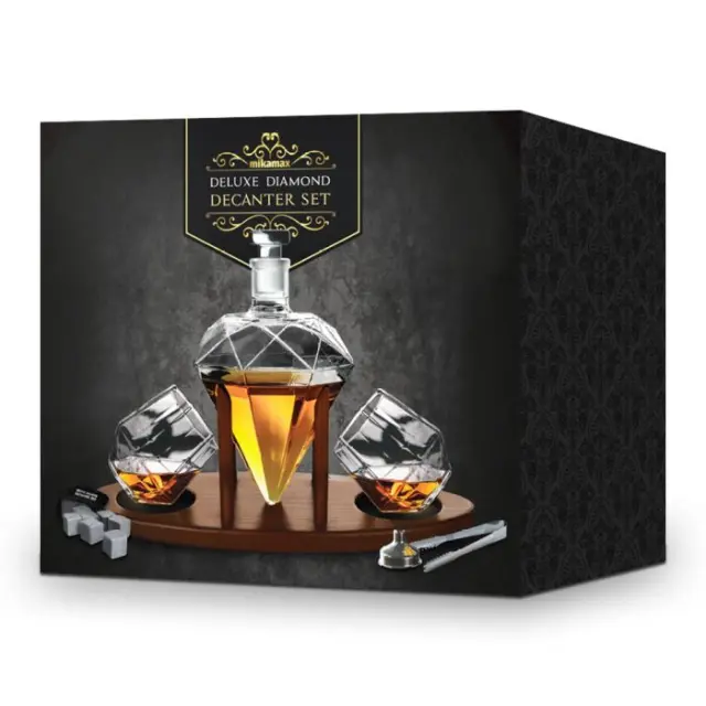 Mikamax® Deluxe Diaomond Decanter Set 3