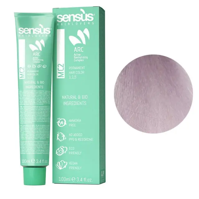 Sensus MC2 Permanent Hair Color 119ss Pearl 100ml - (μόνιμη βαφή χωρίς αμμωνία ξανθιστικό περλέ)
