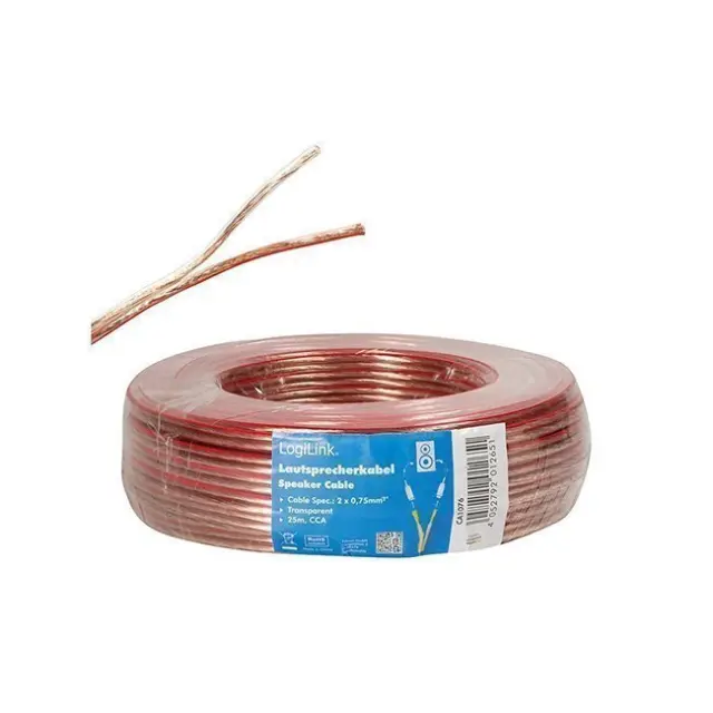 LogiLink Καλώδιο Ήχου 25m 24x0.20mm (CA1076)