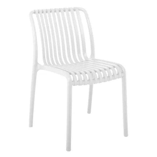 Καρέκλα MODA Στοιβαζόμενη Λευκό PP 48x57x80cm
