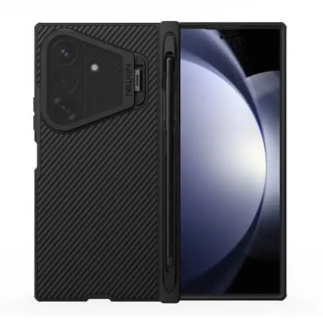 Nillkin CamShield Prop Magnetic Pen Slot (Transparent Lens) Case for Samsung Galaxy Z Fold 8 Ultra Black