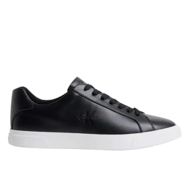 Ανδρικά Δερμάτινα Sneakers Calvin Klein HM0HM02123-BEH Μαύρα Μαύρο - 41