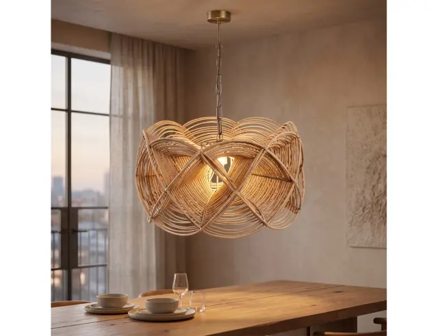 Φωτιστικό Οροφής Yena PTMD Luxury Living Μονόφωτο, με λαμπτήρα E27 και διαστάσεις 57x57x30cm - Natural 117242