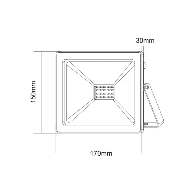 Aca Light LED SMD ΠΡΟΒΟΛΕΑΣ 230V AC 50W ΠΡΑΣΙΝΟ IP66 ΜΑΥΡΟ 2