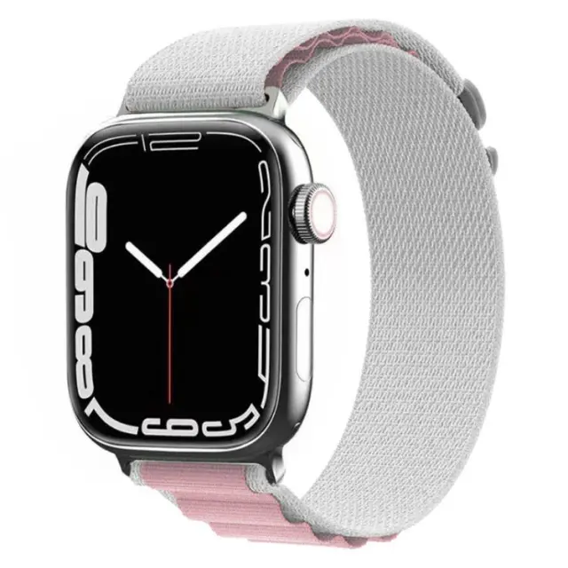 Nylon Λουράκι για Apple Watch 38/40/41/42(Series 10/11/12)mm- Purple/Gray OEM 2