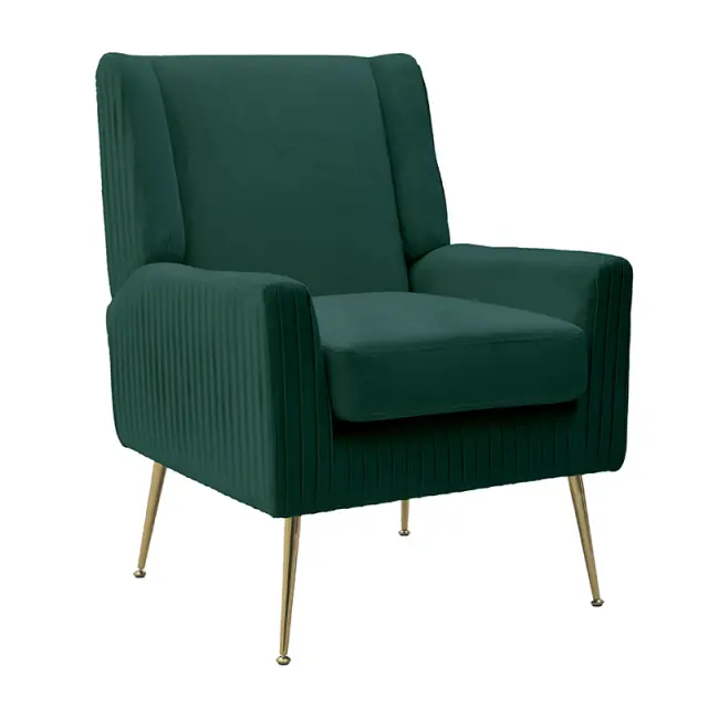 Πολυθρόνα Πράσινο Βελούδο 68x75x92cm 3-50-911-0001