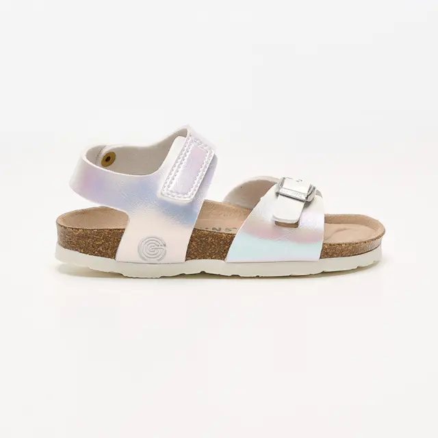 Genuins Πέδιλα Παιδικό HT Άσπρο GEN/MELOS SHINY IRIDESCENT