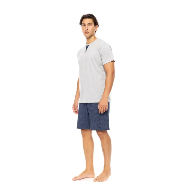 Ανδρική Πυτζάμα S-M568 Deep Blue Grey Ulisse