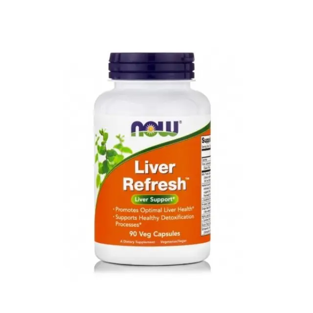 Now | Liver Refresh Για την Καλή Λειτουργία του Ήπατος | 90 veg.caps
