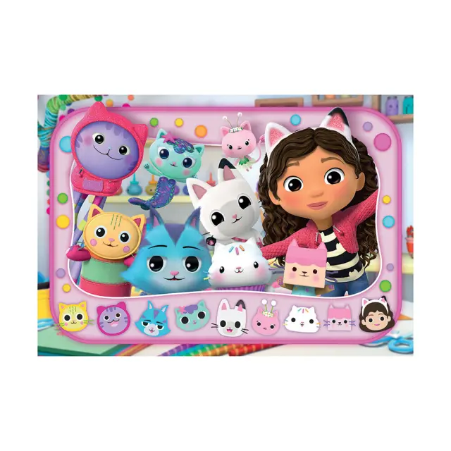 Clementoni Παιδικό Παζλ Maxi Super Color Gabby's Dollhouse 60 τμχ 3