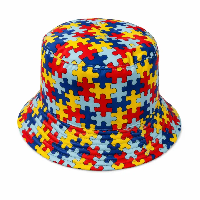 Ghetto Colorful Puzzle Bucket Hat