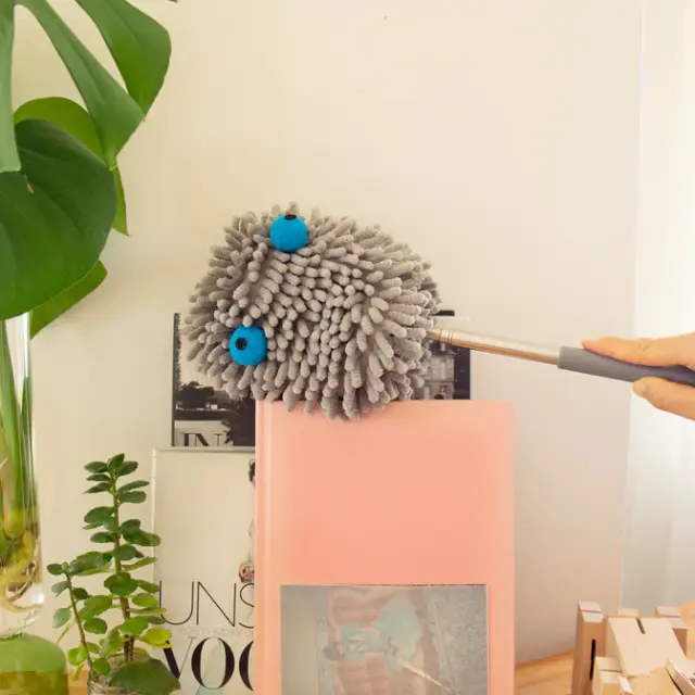 Ξεσκονιστήρι Goggly Eyed Chenille Grey Monster Duster SKU CD675 3