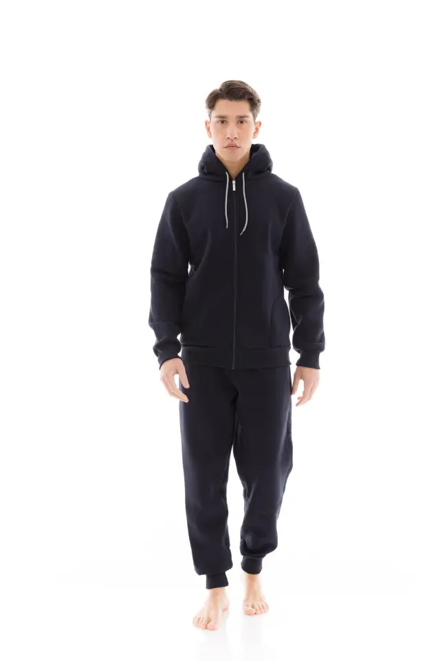 WN-M115 - Indigo Blue - TRACKSUIT HOOD BASIC
