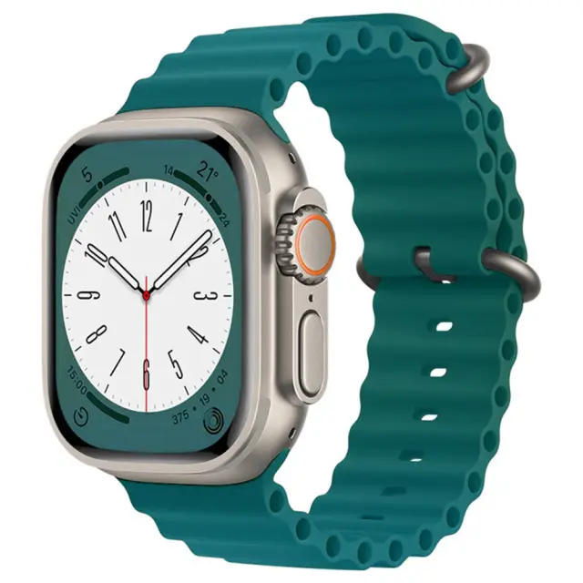 Apple Watch Λουράκι Σιλικόνης Office Green 42mm / 44mm / 45mm / 49mm