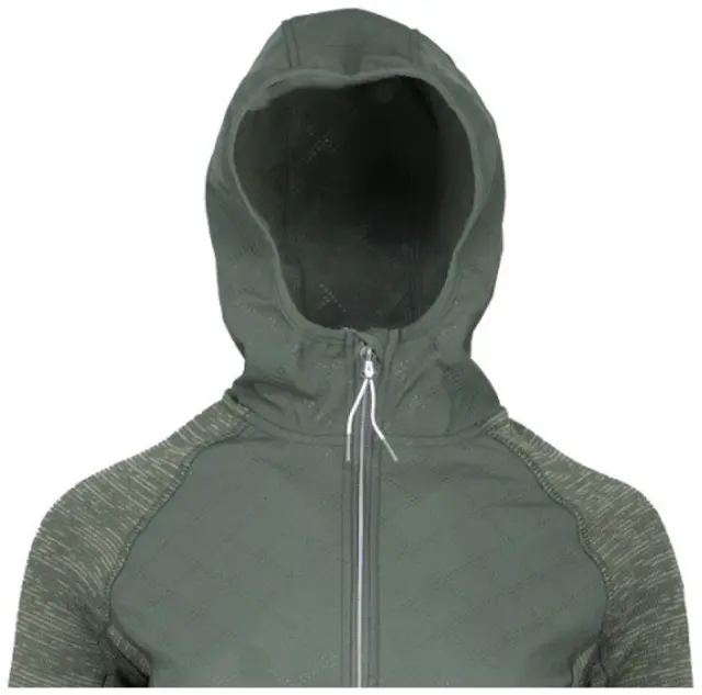 Embossed Olive Γυναικεία Ζακέτα Fleece GTS - 302022L-51 - 36 2
