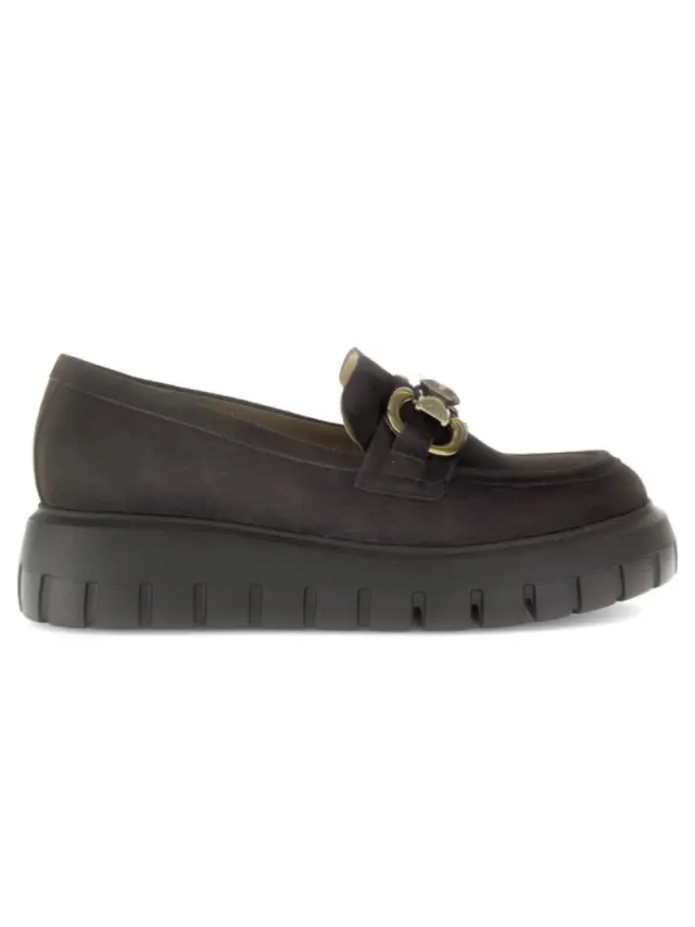 Gabor Μοκασίνια-Loafers Γυναικείο δέρμα Nubuck Καφέ GAB/75304 18-CHOCOLATE 3