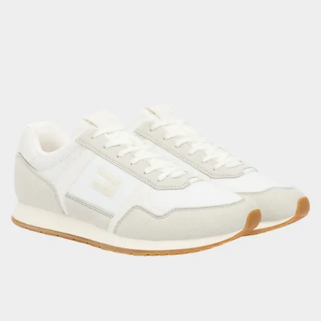 Tommy Hilfiger - Ανδρικά Sneakers Th Runner Casual EM0EM01617-YBL Εκρού - 46 2