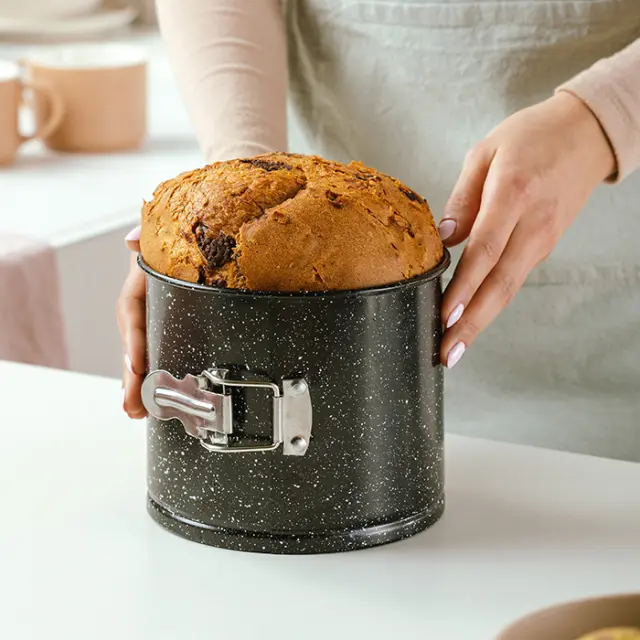 NAVA - Φόρμα panettone αποσπώμενη "Nature" με αντικολλητική επίστρωση stone 16cm