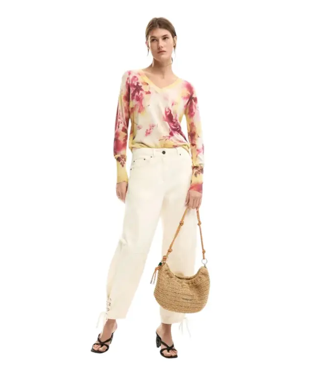 Desigual - Γυναικείο Πουλόβερ Minsk 26SWJF07-3116 Κίτρινο 3