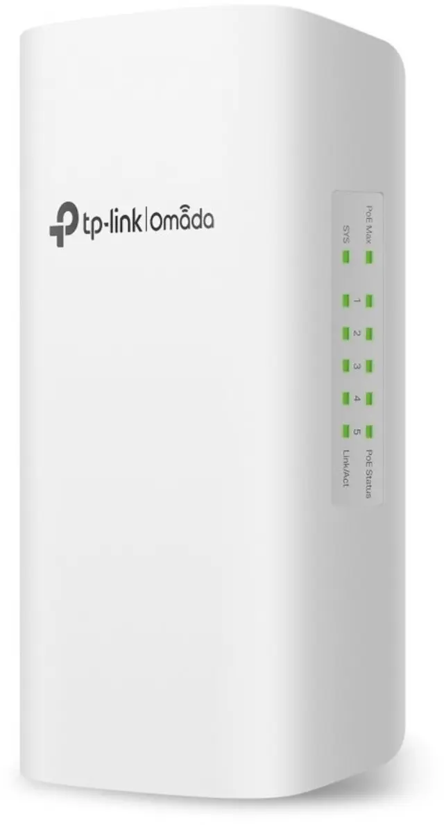 TP-LINK SG2005P-PD v1 Managed L2 PoE Switch με 5 Θύρες Gigabit (1Gbps) Ethernet