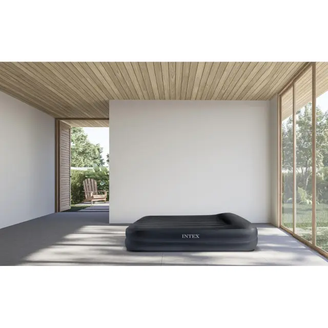 Φουσκωτό Στρώμα Ύπνου Intex Pillow Rest Raised Twin (64122)