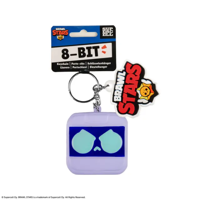 Μπρελόκ Squishy Keychain 8-bit Brawl Stars 2