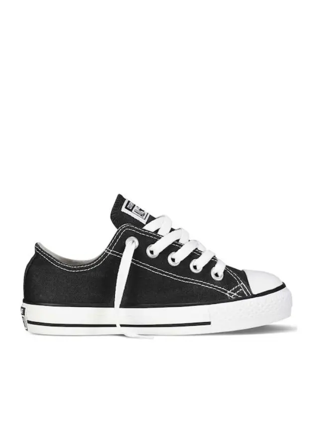 Converse Unisex Kids Chuck Taylor All Star OX Canvas Μαύρο - Άσπρο 3J235C (Converse)