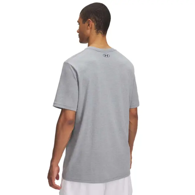 Under Armour Men's College Crest Logo Shortsleeve Tee Γκρι 6005611-035 (Under Armour) 2