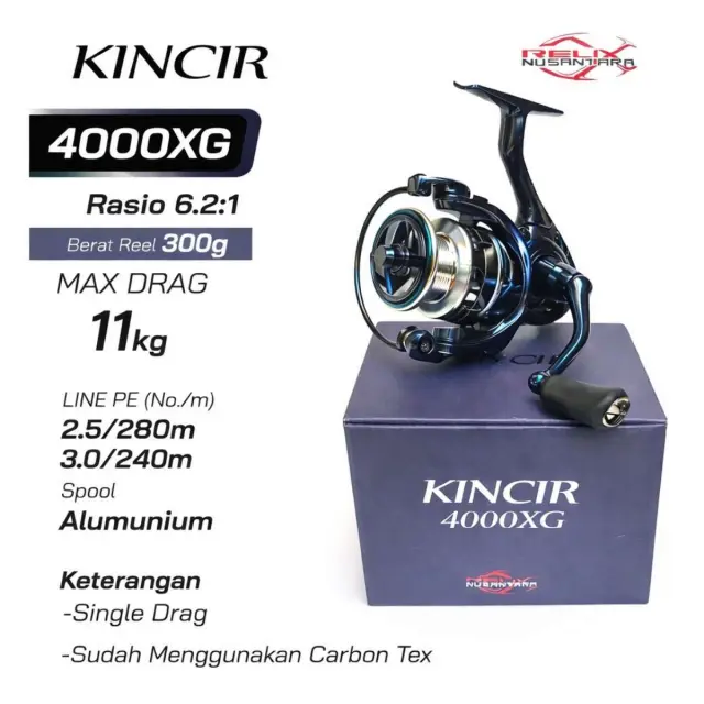RELIX KINCIR – Μηχανισμός ψαρέματος - 4000XG