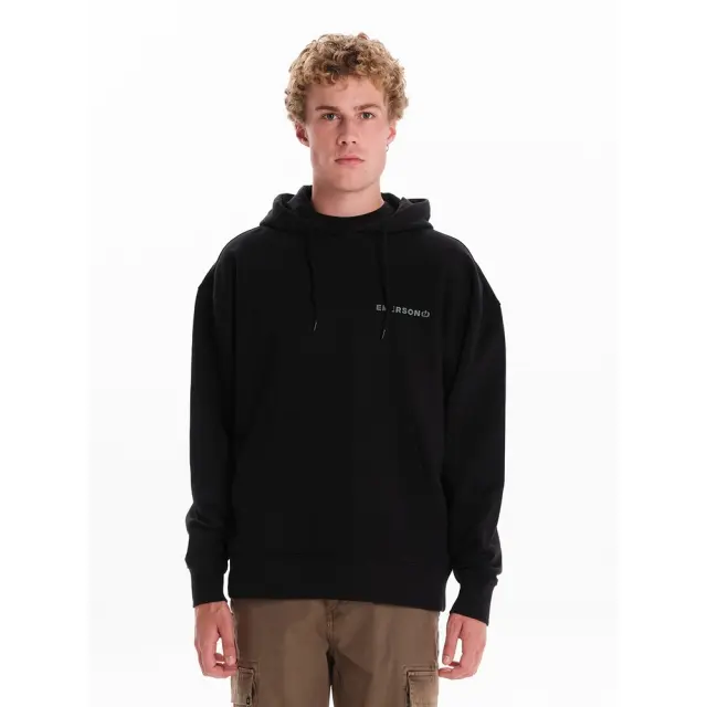 Emerson Oversized Pullover Hoodie (242.EM20.50-Black) - Μαύρο